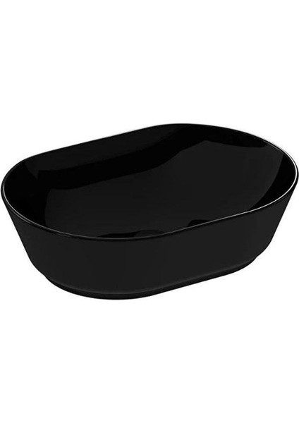 Geo Çanak Lavabo Oval 55X40 cm Siyah 7427B070-0016