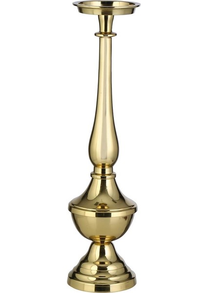 Bizans Dekoratif Mumluk Gold 15X15X62 cm AK.IR0230
