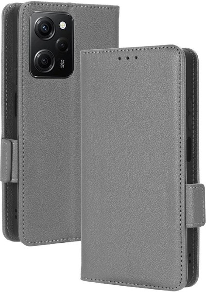 Xiaomi Poco X5 Pro 5g Manyetik Kart Yuvaları Tutucu Pu Deri Yan (Yurt Dışından)