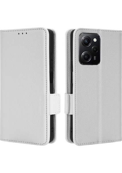 Xiaomi Poco X5 Pro 5g Manyetik Kart Yuvaları Tutucu Pu Deri Yan (Yurt Dışından)