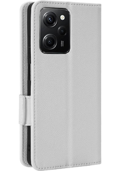 Xiaomi Poco X5 Pro 5g Manyetik Kart Yuvaları Tutucu Pu Deri Yan (Yurt Dışından)