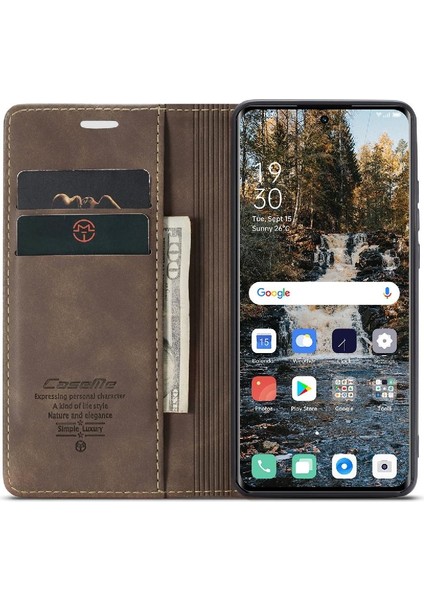 Oppo Oppo 8t 5g Manyetik Kapatma Darbeye Vaka Kart Yuvası Için Flip Case (Yurt Dışından) modelleri