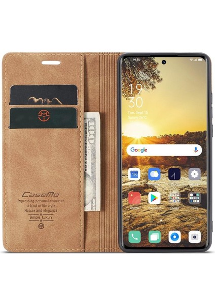 Oppo Oppo 8t 5g Manyetik Kapatma Darbeye Vaka Kart Yuvası Için Flip Case (Yurt Dışından) fiyatları