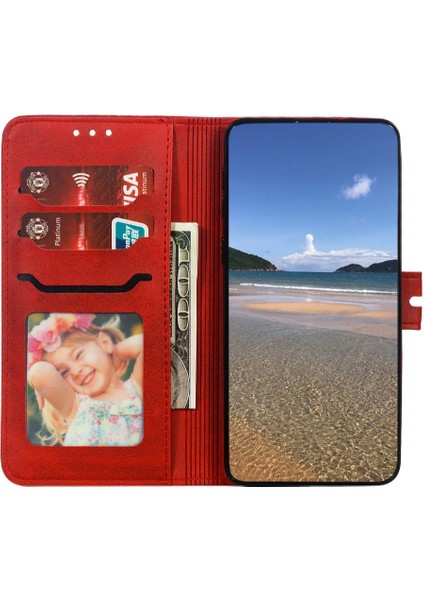 Samsung Galaxy S20 Fe Manyetik Kapatma Için Cüzdan Durumda Tüm Yuvarlak Kart (Yurt Dışından)