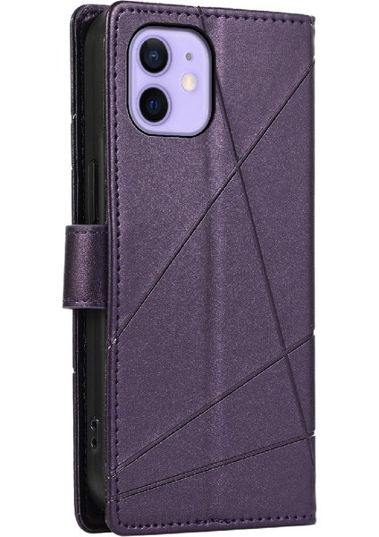 Iphone 12 Için Flip Case Şok Emici Kickstand Darbeye Üç Kart (Yurt Dışından)