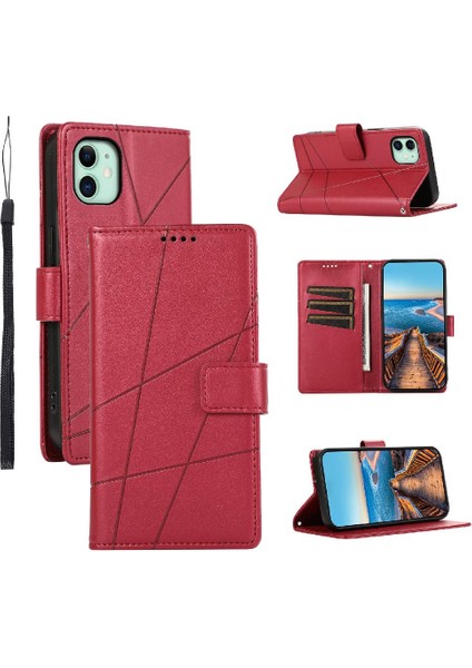 Iphone 11 Için Flip Case Şok Emici Üç Kart Yuvaları Kickstand (Yurt Dışından)