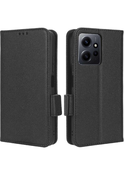 Xiaomi Redmi Için Not 12 4g Pu Deri Manyetik Cüzdan Yan Toka (Yurt Dışından)