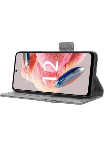 Xiaomi Redmi Için Not 12 4g Pu Deri Manyetik Cüzdan Yan Toka (Yurt Dışından) indirimleri