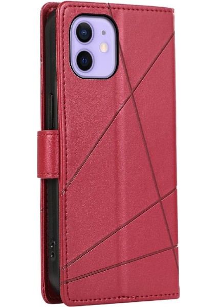 Iphone 12 Için Flip Case Şok Emici Kickstand Darbeye Üç Kart (Yurt Dışından)