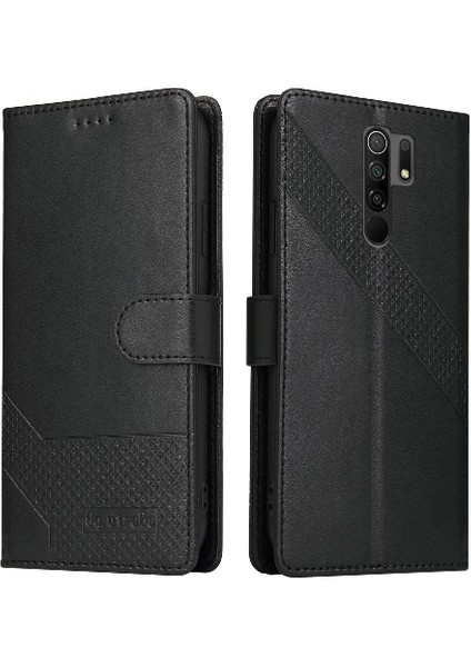 Xiaomi Redmi 9 Darbeye Kickstand 4 Köşe Koruma Için Flip Case (Yurt Dışından)