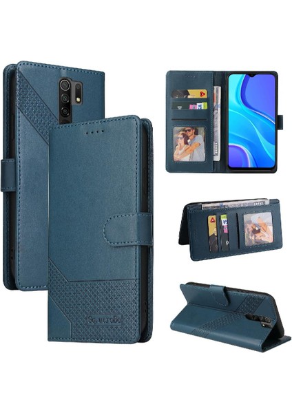 Xiaomi Redmi 9 Darbeye Kickstand 4 Köşe Koruma Için Flip Case (Yurt Dışından)