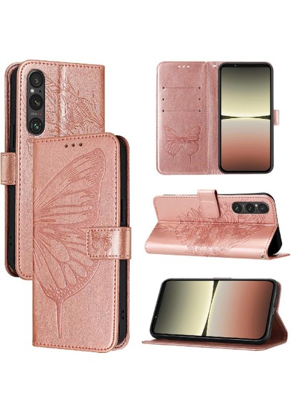 Sony Xperia 1 V 2023 Için Kılıf Manyetik Kapak Kapak Premium Deri (Yurt Dışından)