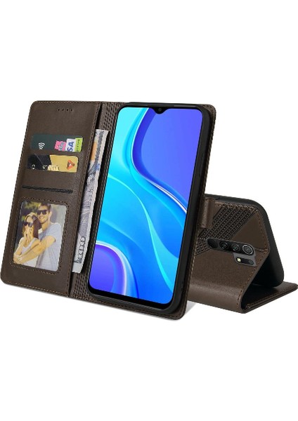 Xiaomi Redmi 9 Darbeye Kickstand 4 Köşe Koruma Için Flip Case (Yurt Dışından)