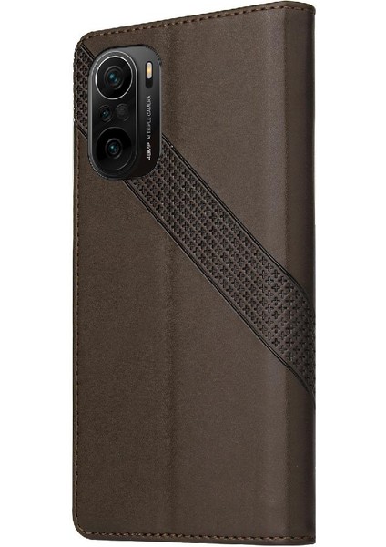 Xiaomi Poco F3 Kickstand Üç Kart Yuvaları Için Flip Case Darbeye 4 (Yurt Dışından)