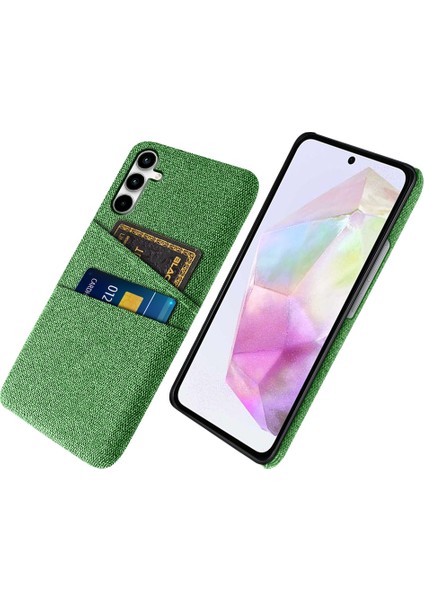 Samsung Galaxy A35 5g Çift Kart Yuvaları Pc + Kumaş Telefon Arka Kabuk (Yurt Dışından)