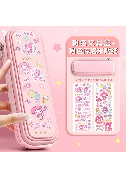 Kuromi Kırtasiye Kutusu 2024 Yeni Çok Fonksiyonlu Kalem Kutusu Kız Kalem Çantası (Yurt Dışından)