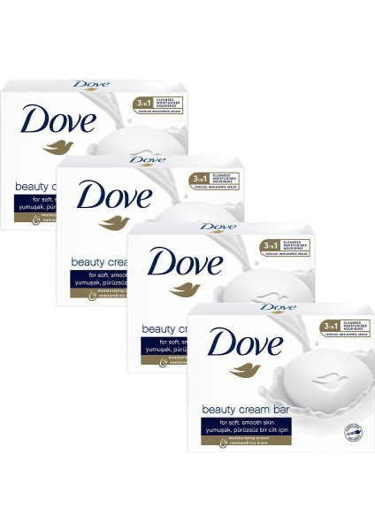 Beauty Cream Bar Katı Güzellik Sabunu Nemledirici Etkili 90 G X4 Adet fiyatları