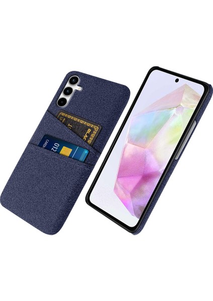 Samsung Galaxy A35 5g Çift Kart Yuvaları Pc + Kumaş Telefon Arka Kabuk (Yurt Dışından)