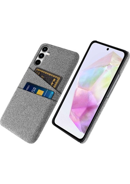 Samsung Galaxy A35 5g Çift Kart Yuvaları Pc + Kumaş Telefon Arka Kabuk (Yurt Dışından)