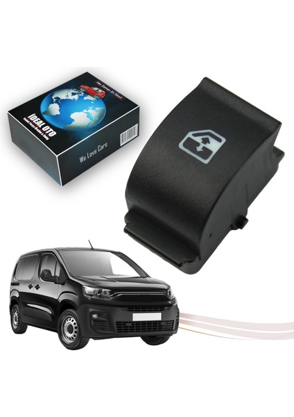 Fiat Doblo (510, 511) 2022-... Ön Sol Cam Açma Düğmesi Kapağı
