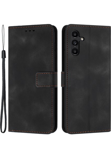 Samsung Galaxy A54 5g Pu Deri Manyetik Kapatma Çanta Telefon Kapağı (Yurt Dışından)