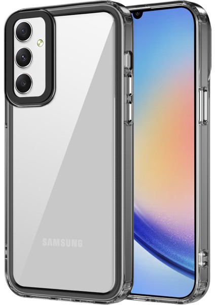 Samsung Galaxy A34 5g Koruyucu Kılıflar Pc+Tpu Crystal Clear Telefon Kapağı (Yurt Dışından)