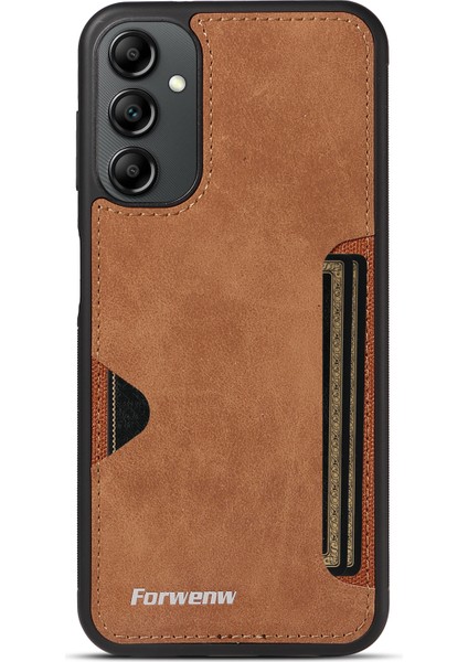 Samsung Galaxy S24 Plus Çizilmez Deri + Tpu Kart Tutucu Kapağı (Yurt Dışından)