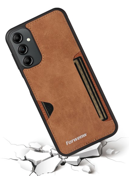 Samsung Galaxy S24 Plus Çizilmez Deri + Tpu Kart Tutucu Kapağı (Yurt Dışından)