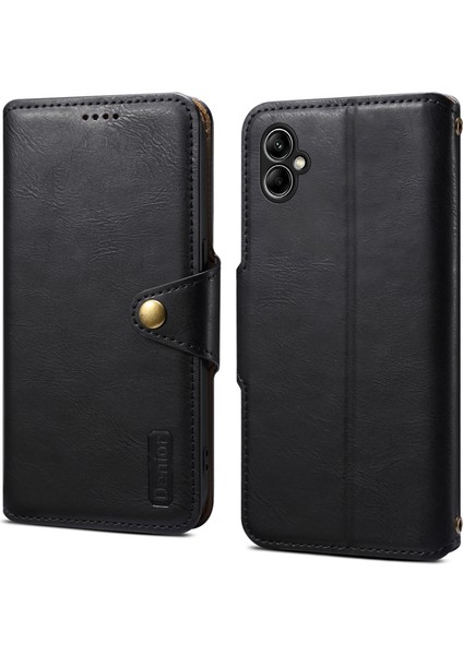 Samsung Galaxy A05 4g Sığır Derisi Dokulu Darbeye Dayanıklı Telefon Kapağı (Yurt Dışından)