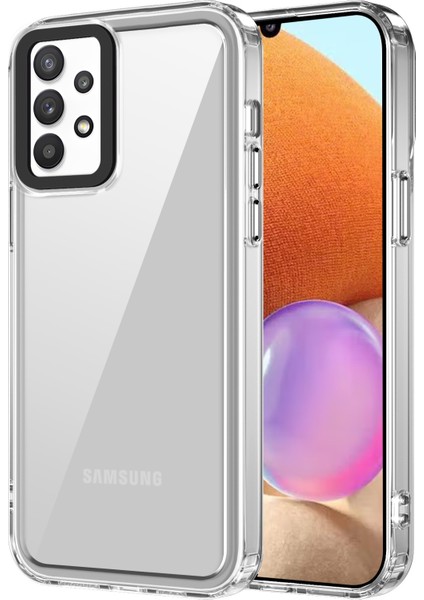 Samsung Galaxy A32 4g Koruyucu Kılıf Pc+Tpu Crystal Clear Telefon Kılıfı (Yurt Dışından)