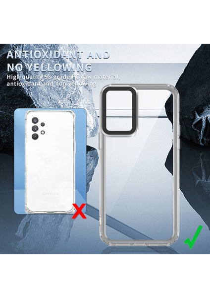 Samsung Galaxy A32 4g Koruyucu Kılıf Pc+Tpu Crystal Clear Telefon Kılıfı (Yurt Dışından) modelleri
