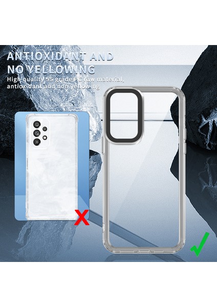 Samsung Galaxy A73 5g Pc+Tpu 2'si 1 Arada Kristal Netliğinde Telefon Kapağı (Yurt Dışından) fırsatları