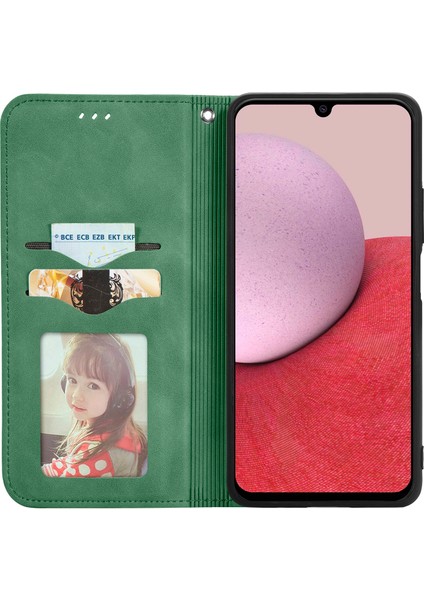 Samsung Galaxy A14 Kart Yuvaları Cilt Dokunuşu Duygusu Pu Deri Telefon Kapağı (Yurt Dışından) modelleri