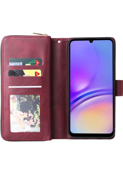 Samsung Galaxy A05 4g Kart Yuvaları Fermuar Cüzdan Deri Telefon Kapağı (Yurt Dışından) fırsatları