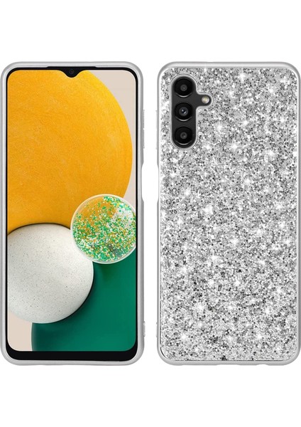 Samsung Galaxy A35 5g Galvanik Tpu Çerçeve Parıltılı Payetler Pc Arka Kabuk (Yurt Dışından)