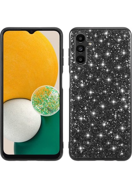 Samsung Galaxy A35 5g Galvanik Tpu Çerçeve Parıltılı Payetler Pc Arka Kabuk (Yurt Dışından)
