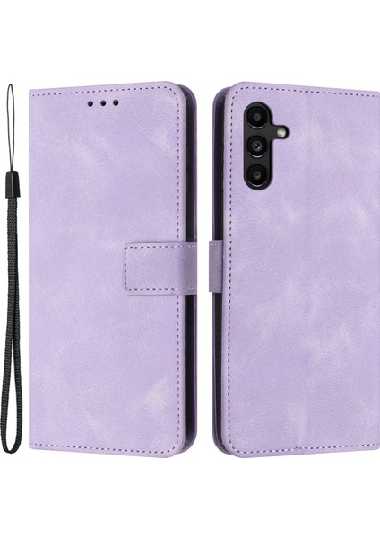 Samsung Galaxy A14 Pu Deri Stand Görünümü Bookstyle Telefon Kapağı (Yurt Dışından)