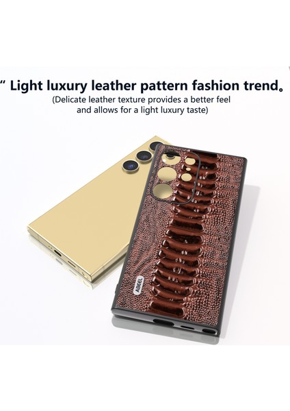 Samsung Galaxy S24 Ultra Timsah Dokulu Hakiki Inek Derisi+Pc+Tpu Kapak (Yurt Dışından) fırsatları