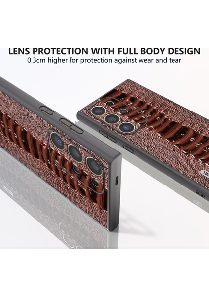 Samsung Galaxy S24 Ultra Timsah Dokulu Hakiki Inek Derisi+Pc+Tpu Kapak (Yurt Dışından) indirimleri