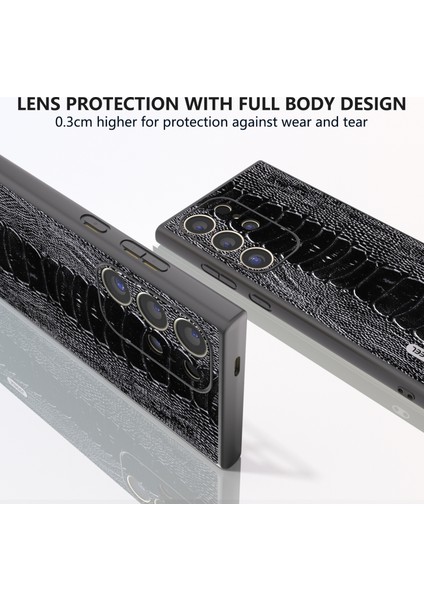 Samsung Galaxy S24 Ultra Timsah Dokulu Hakiki Inek Derisi+Pc+Tpu Kapak (Yurt Dışından) indirimleri