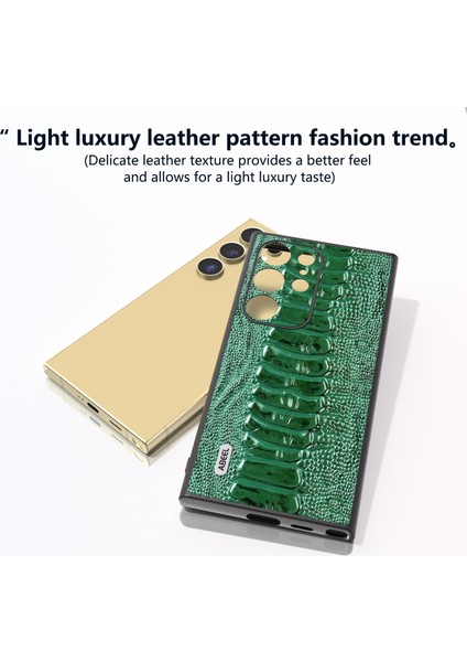 Samsung Galaxy S24 Ultra Timsah Dokulu Hakiki Inek Derisi+Pc+Tpu Kapak (Yurt Dışından) fırsatları