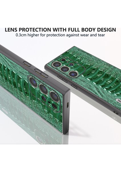 Samsung Galaxy S24 Ultra Timsah Dokulu Hakiki Inek Derisi+Pc+Tpu Kapak (Yurt Dışından) indirimleri