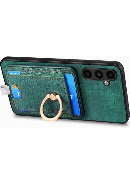 Samsung Galaxy M15 5g Manyetik Retro Ayrılabilir Kart Tutucu Telefon Kabuğu (Yurt Dışından) fırsatları