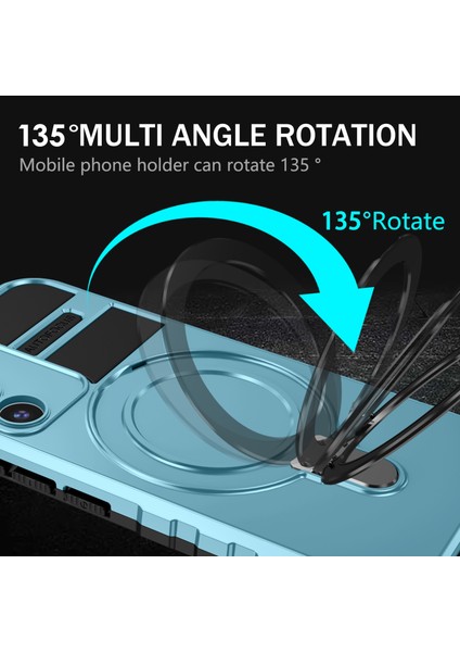 Samsung Galaxy S22+ 5g Kickstand Kapak Pc+Tpu Telefon Kılıfı Magsafe ile Uyumlu (Yurt Dışından)