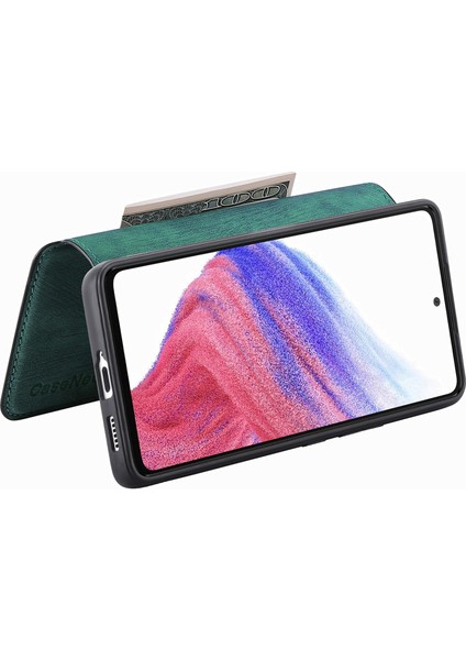 Samsung Galaxy A53 5g Retro Deri Çıkarılabilir Manyetik Cüzdan Arka Kapak (Yurt Dışından) modelleri