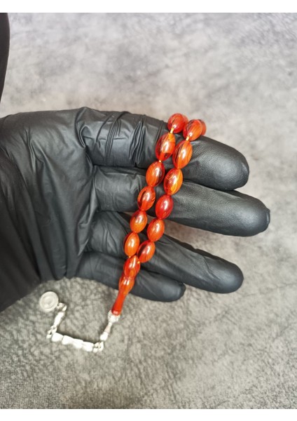 Arpa Kesim Hareli Sıkma Kehribar Tesbih modelleri