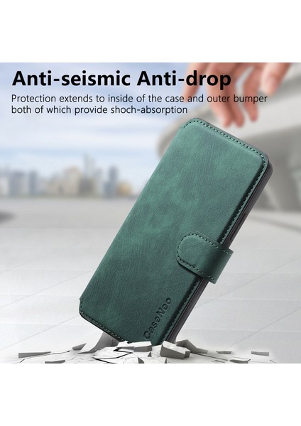Samsung Galaxy A15 4g / 5g Retro Deri Stand Rfıd Engelleme Çıkarılabilir Telefon Kapağı (Yurt Dışından) fırsatları