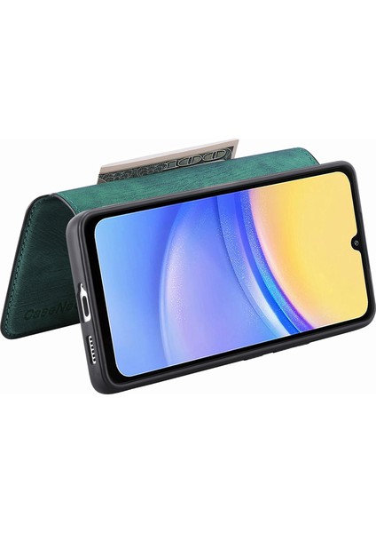 Samsung Galaxy A15 4g / 5g Retro Deri Stand Rfıd Engelleme Çıkarılabilir Telefon Kapağı (Yurt Dışından) indirimleri