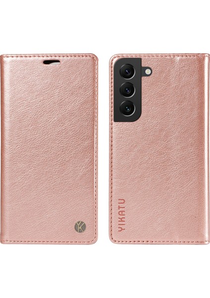Samsung Galaxy S21 Fe 5g Anti-Drop Deri Cüzdan Telefon Kılıfı (Yurt Dışından)