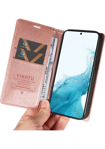 Samsung Galaxy S21 Fe 5g Anti-Drop Deri Cüzdan Telefon Kılıfı (Yurt Dışından)
